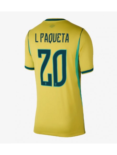 Zenske Futbalové oblečenie Brazília Lucas Paqueta #20 MS 2026 Krátky Rukáv - Domáci Zenske Futbalové oblečenie Brazília Lucas Paqueta #20 MS 2026 Krátky Rukáv - Domáci